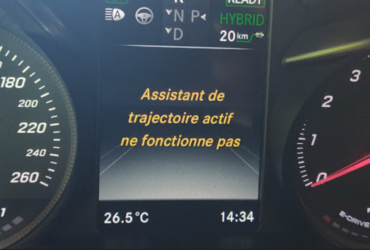 Assistant trajectoire ne fonctionne pas Mercedes