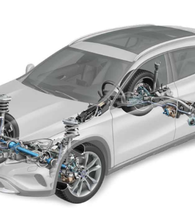 Essieux de la Mercedes GLA