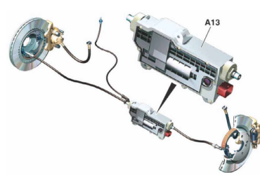 Systeme de freinage Mercedes CL W216