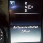 Batterie de réserve défaut Mercedes