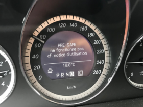 Voyant Pre Safe Mercedes Benz fonctionnement limité