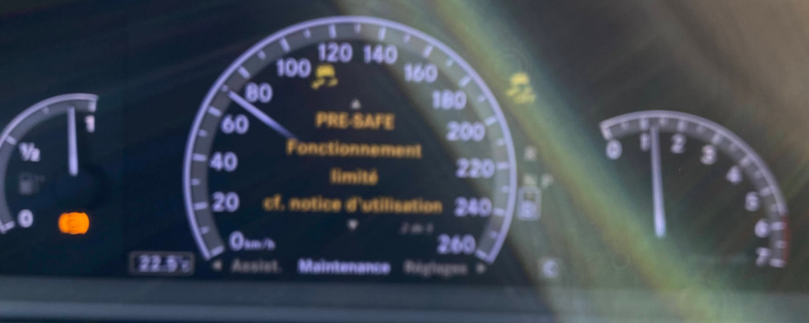 Voyant PreSafe MercedesBenz fonctionnement limité Mercedesassistance